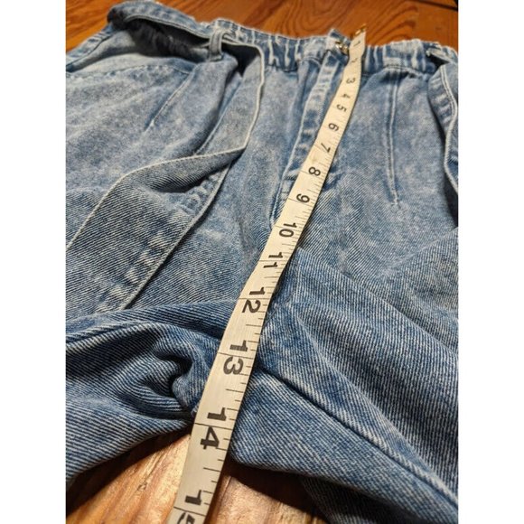 Forever 21 Denim Stonewash Acid Wash High Waist Rise Pants Jeans Size 30 - Picture 7 of 8